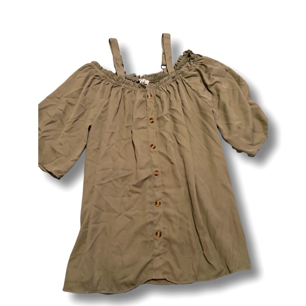 3X Army Green Top